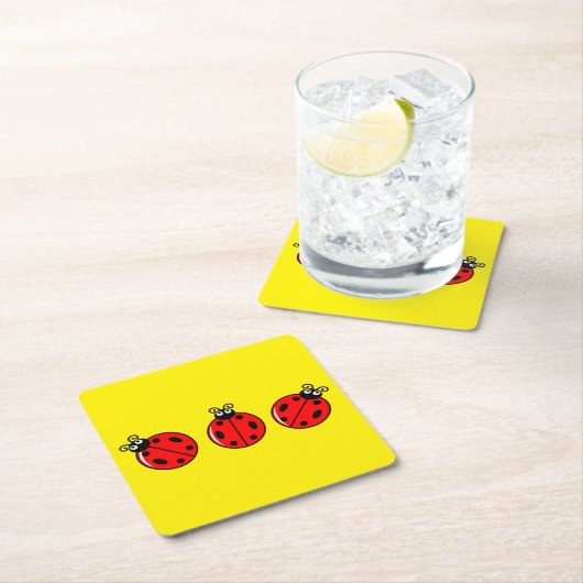 Three Liitle Ladybugs - Paper Untersetzer (Vor Ort)