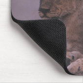 Three Lion Cubs Mousepad (Ecke)