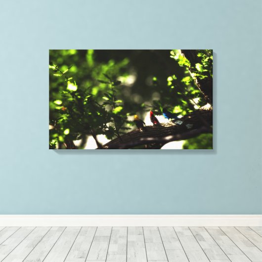 Three Little Birds Leinwanddruck (Insitu (Holzboden))