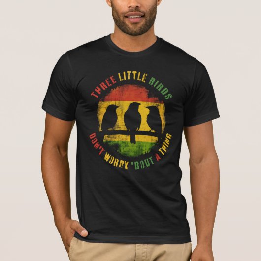 Three Little Birds - Reggae T-Shirt (Vorderseite)