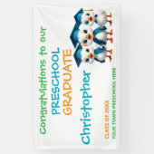 Three Little Geese Preschool Grad Party Banner (Vertikal)