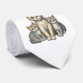 Three Little Kittens Krawatte (Gerollt)