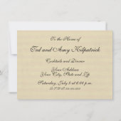 Three Little Kittens Mutter Gänsevorführung Einladung (Rückseite)