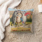 Three Little Kittens Mutter Gänsevorführung Kissen (Decke)