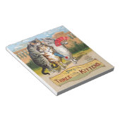 Three Little Kittens Mutter Gänsevorführung Notizblock (angewinkelt)