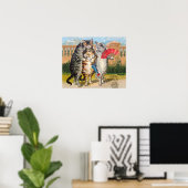 Three Little Kittens Mutter Gänsevorführung Poster (Heimbüro)