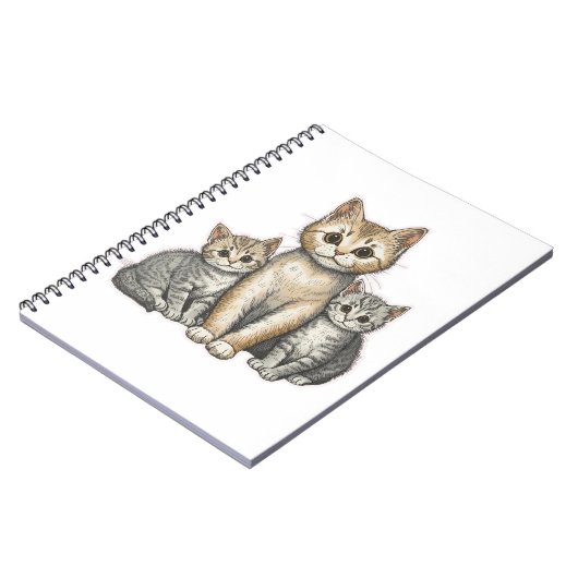 Three Little Kittens Notizblock (Linke Seite)