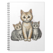 Three Little Kittens Notizblock (Vorderseite)