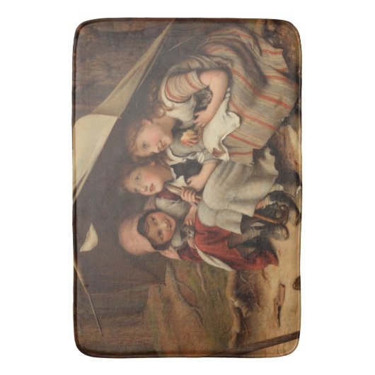 Three Little Kittens (von Joseph Clark) Badematte (Vorderseite Vertikal)