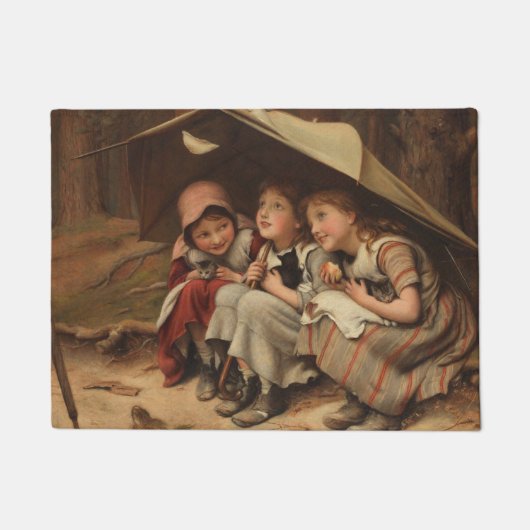 Three Little Kittens (von Joseph Clark) Fußmatte (Vorderseite)