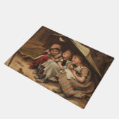 Three Little Kittens (von Joseph Clark) Fußmatte (Schrägansicht)