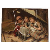 Three Little Kittens (von Joseph Clark) Große Geschenktüte (Rückseite)
