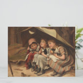 Three Little Kittens (von Joseph Clark) Karte (Stehend Vorderseite)