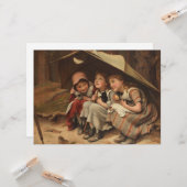 Three Little Kittens (von Joseph Clark) Karte (Vorderseite/Rückseite Beispiel)