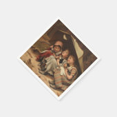 Three Little Kittens (von Joseph Clark) Serviette (Ecke)