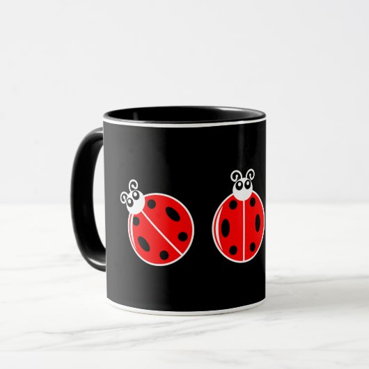Three Little Ladybugs - Combo-Tasse Tasse (Vorderseite Links)
