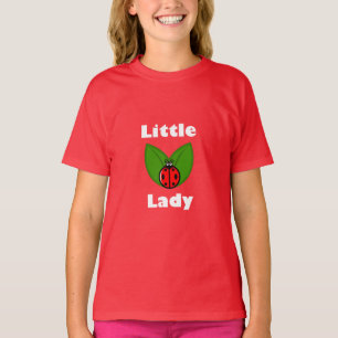 Three Little Ladybugs - Girls' Basic Red T - Shirt