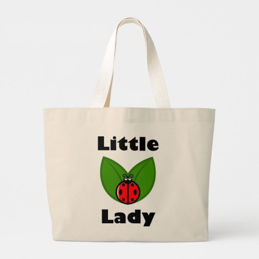 Three Little Ladybugs - Jumbo-Tasche Jumbo Stoffbeutel (Rückseite)