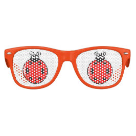 Three Little Ladybugs - Kids Retro Party Shades Partybrille