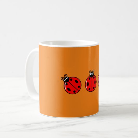 Three Little Ladybugs - Klassische Tasse (Vorderseite Links)