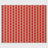 Three Little Ladybugs - Matte Wrapping Paper Geschenkpapier (Flach)