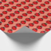 Three Little Ladybugs - Matte Wrapping Paper Geschenkpapier (Ecke)