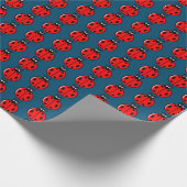 Three Little Ladybugs - Matte Wrapping Paper Geschenkpapier (Ecke)