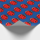 Three Little Ladybugs - Matte Wrapping Paper Geschenkpapier (Ecke)