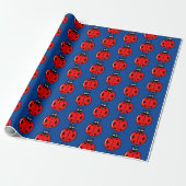 Three Little Ladybugs - Matte Wrapping Paper Geschenkpapier (Ungerollt)