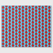Three Little Ladybugs - Matte Wrapping Paper Geschenkpapier (Flach)