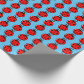 Three Little Ladybugs - Matte Wrapping Paper Geschenkpapier (Ecke)