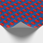 Three Little Ladybugs - Matte Wrapping Paper Geschenkpapier (Ecke)