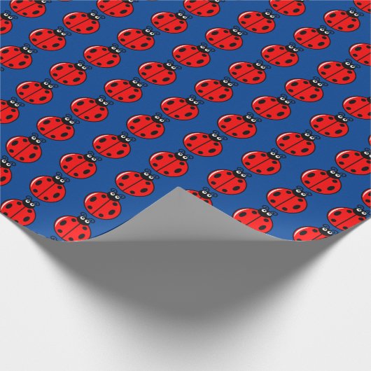Three Little Ladybugs - Matte Wrapping Paper Geschenkpapier (Ecke)