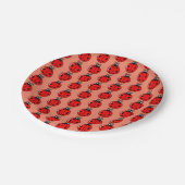 Three Little Ladybugs - Paper & Party Plate Pappteller (Schrägansicht)