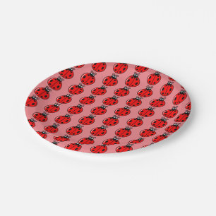 Three Little Ladybugs - Paper Plate Pappteller