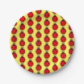 Three Little Ladybugs - Paper Plate Pappteller (Vorderseite)