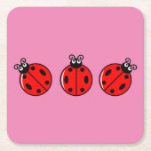 Three Little Ladybugs - Paper Untersetzer (Vorderseite)