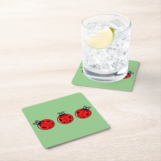 Three Little Ladybugs - Paper Untersetzer (Vor Ort)