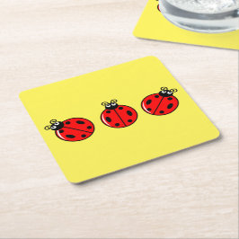 Three Little Ladybugs - Paper Untersetzer