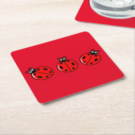 Three Little Ladybugs - Paper Untersetzer