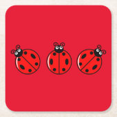 Three Little Ladybugs - Paper Untersetzer (Vorderseite)
