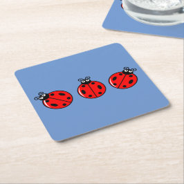 Three Little Ladybugs - Paper Untersetzer