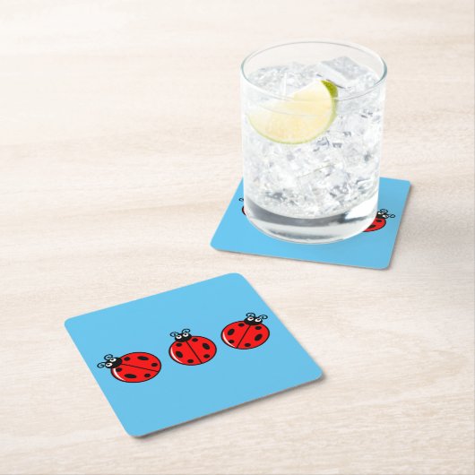Three Little Ladybugs - Paper Untersetzer (Vor Ort)