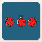 Three Little Ladybugs - Paper Untersetzer (Vorderseite)