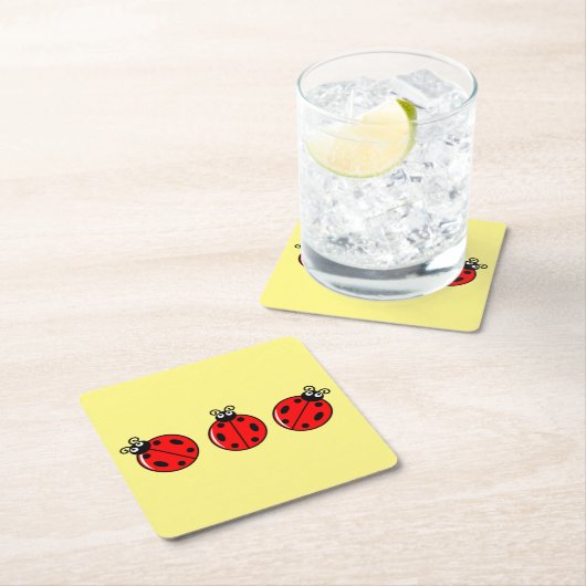 Three Little Ladybugs - Paper Untersetzer (Vor Ort)