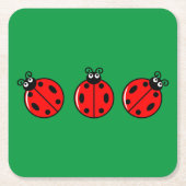 Three Little Ladybugs - Paper Untersetzer (Vorderseite)