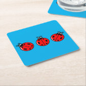 Three Little Ladybugs - Paper Untersetzer (angewinkelt)