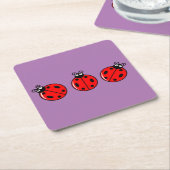 Three Little Ladybugs - Paper Untersetzer (angewinkelt)
