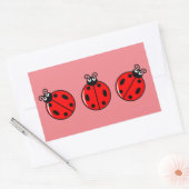Three Little Ladybugs - Rectangle Stickers (Umschlag)