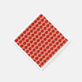 Three Little Ladybugs - Standard Cocktail Serviette (Ecke)